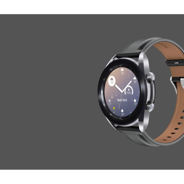 ساعت هوشمند سامسونگ مدل Galaxy Watch3 SM-R850 41mm بند چرمی