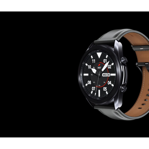 ساعت هوشمند سامسونگ مدل Galaxy Watch3 SM-R840 45mm بند چرمی