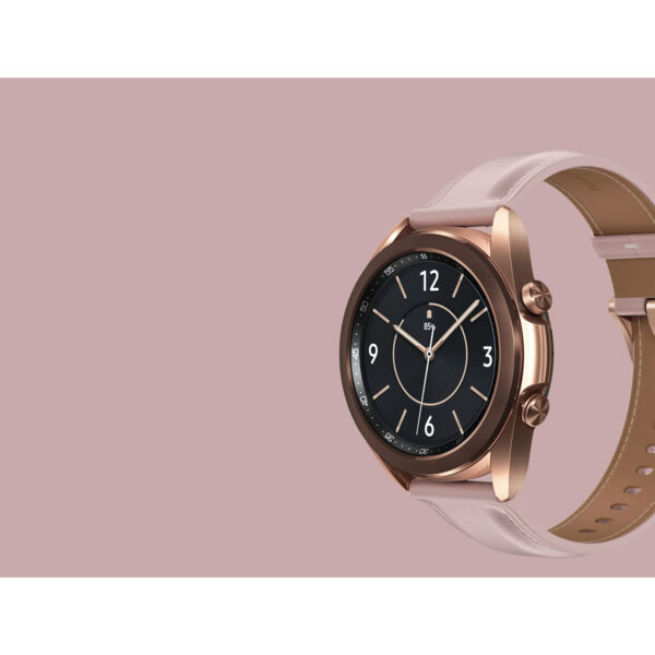 ساعت هوشمند سامسونگ مدل Galaxy Watch3 SM-R850 41mm بند چرمی