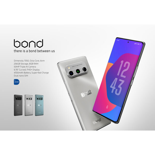 گوشی موبایل داریا مدل bond 5G دو سیم کارت ظرفیت 256 گیگابایت و رم 8 گیگابایت